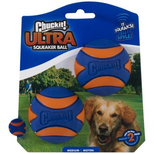 Chuckit Ultra Squeaker Ball , M , CSIPOGÓS , 2db