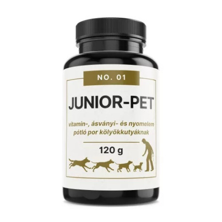 Junior-Pet immunerősítő por kölyökkutyáknak 150g , Quebeck